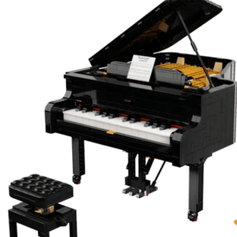 Piano Made of Lego