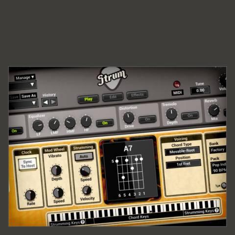 Guitar emulator